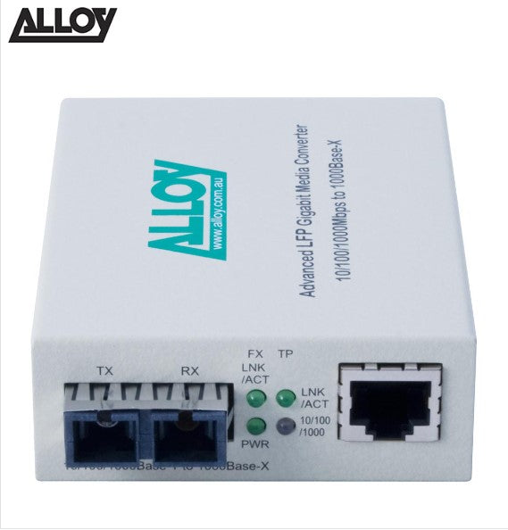 Alloy GCR2000SC.10 Gigabit Standalone, Rackmount Media Converter, Ethernet, Dual Purpose, Standal...