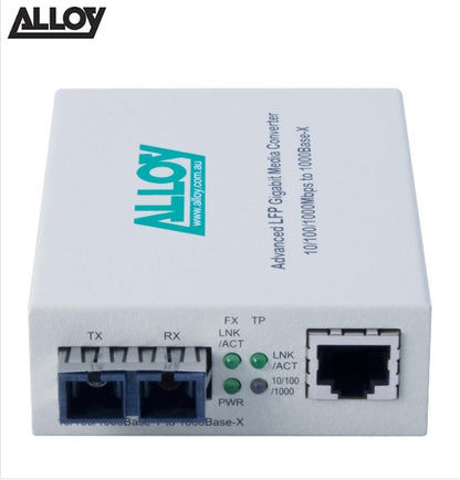 Alloy GCR2000SC.10 Gigabit Standalone, Rackmount Media Converter, Ethernet, Dual Purpose, Standal...