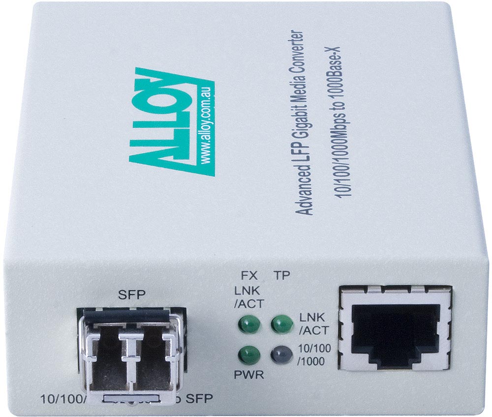 Alloy GCR2000SFP Gigabit Standalone/Rackmount Media Converter - Network - Consumer - Image 2