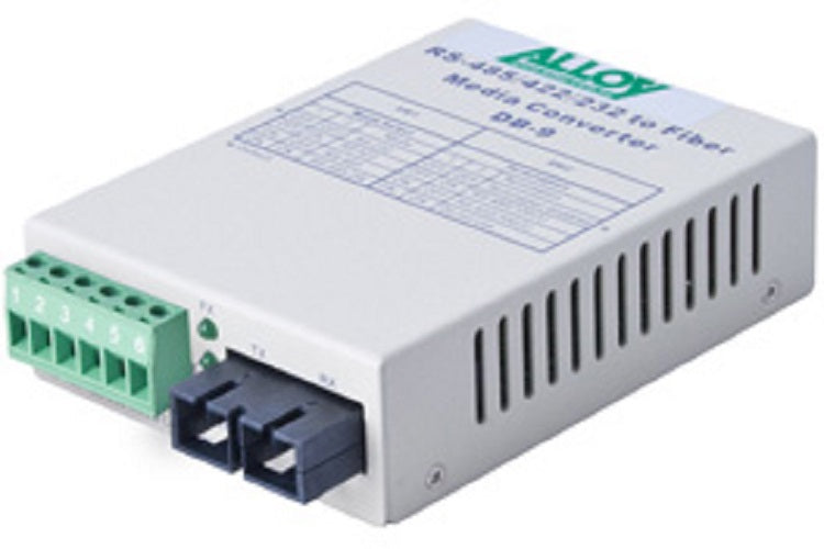 Alloy SCR460SC-2 RS-232/422/485 Serial Terminal to Multimode Fibre Converter. Max. range 2 Km - N... - Image 3