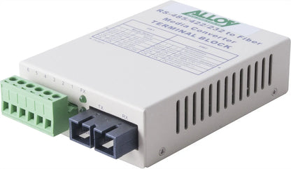 Alloy SCR460SC-4 RS-232/422/485 Serial Terminal to Single Mode Fibre Converter. Max. range 20Km... - Image 2
