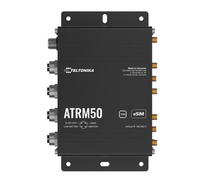 Teltonika ATRM50 5G Router for Transportation, Ultra-High Cellular Speeds, M12 CONNECTORS, DUAL S...