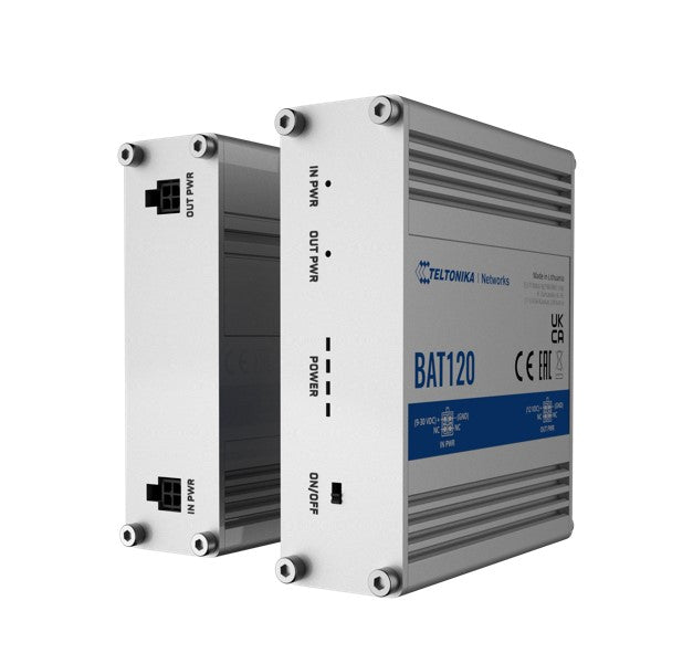 Teltonika Uninterruptable Power Supplies, Two 4-pin DC ports Power Supply, DIN rail and surface m... - Image 4