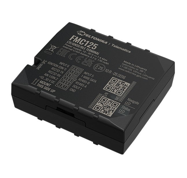 Teltonika FMC125 Advanced LTE Terminal with GNSS and LTE/GSM Connectivity, RS485/RS232 Interfaces...