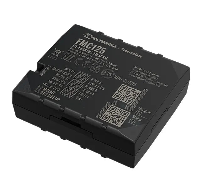 Teltonika FMC125 Advanced LTE Terminal with GNSS and LTE/GSM Connectivity, RS485/RS232 Interfaces...
