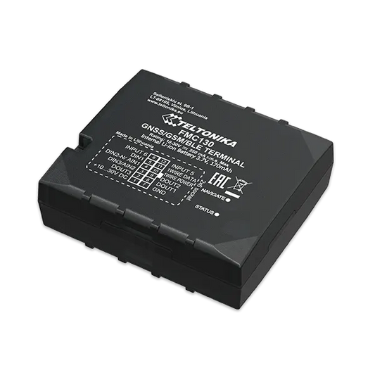 Teltonika Hard Wired Fleet Management System - High Gain GNSS and IoT/GSM Antennas, Internal Back...