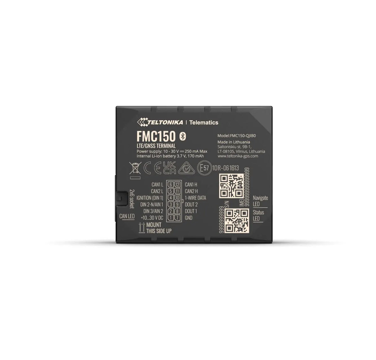 Teltonika FMC150 - Advanced 4G LTE Cat 1 GPS Tracker with Integrated CAN Data Processor - IoT / LTE - Image 2