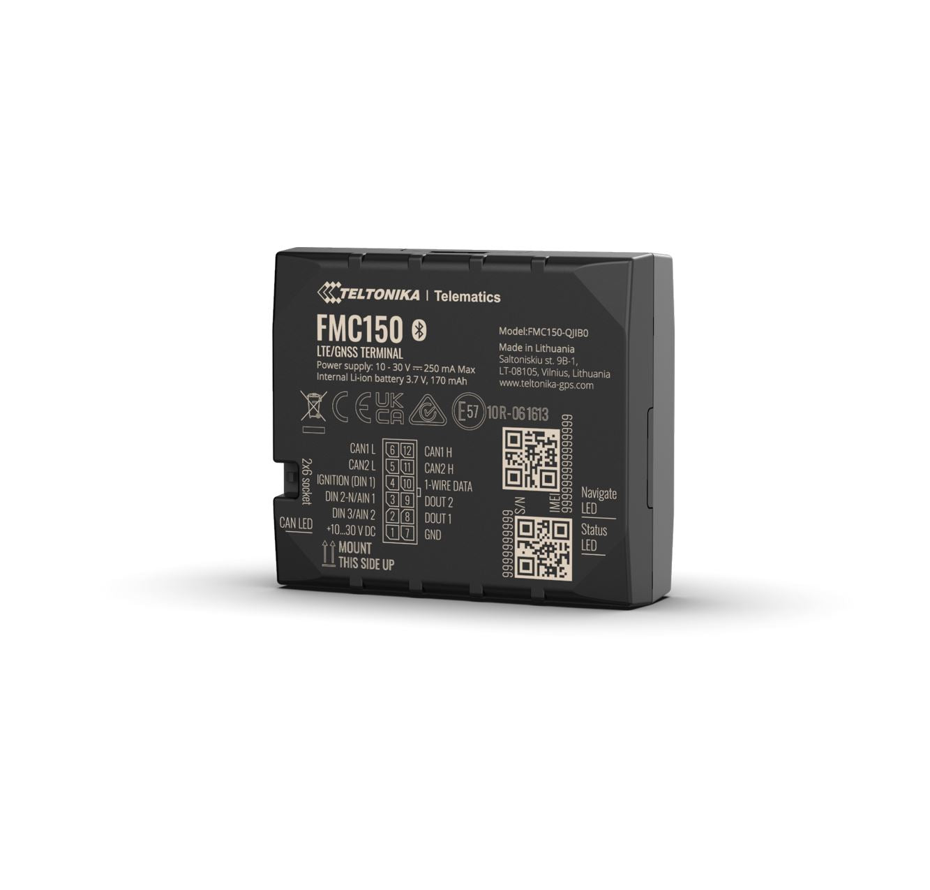 Teltonika FMC150 - Advanced 4G LTE Cat 1 GPS Tracker with Integrated CAN Data Processor - IoT / LTE - Image 3