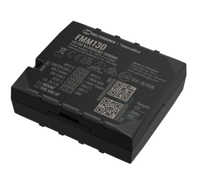 Teltonika FMM130 Advanced CAT M1/GSM/GNSS/BLE Terminal with Internal Antennas and Backup Battery...