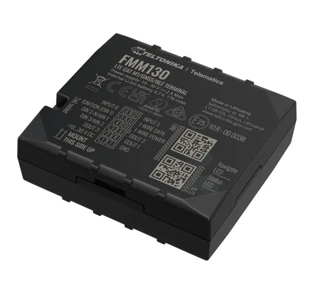 Teltonika FMM130 Advanced CAT M1/GSM/GNSS/BLE Terminal with Internal Antennas and Backup Battery...