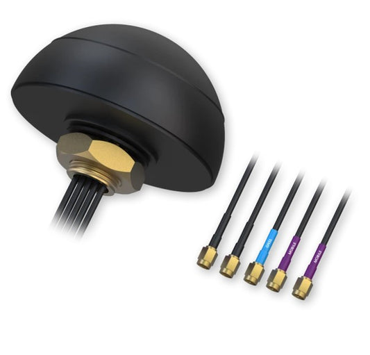 Teltonika Combo MIMO Mobile/GNSS/WiFi Flush Mount Mobile Antenna for Vehicle/Cabinet - For use wi...
