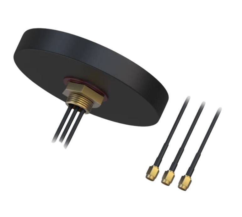 Teltonika Combo SISO Mobile/GNSS/WIFI Flush Mount Mobile Antenna for Vehicle/Cabinet - Compatible...