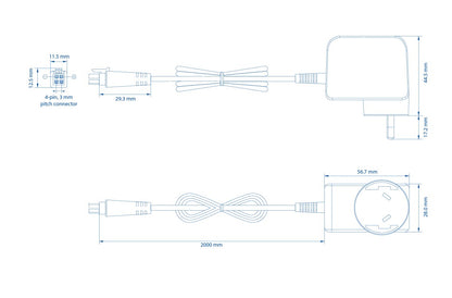 Teltonika AU POWER SUPPLY 18W - IoT / LTE - Image 2