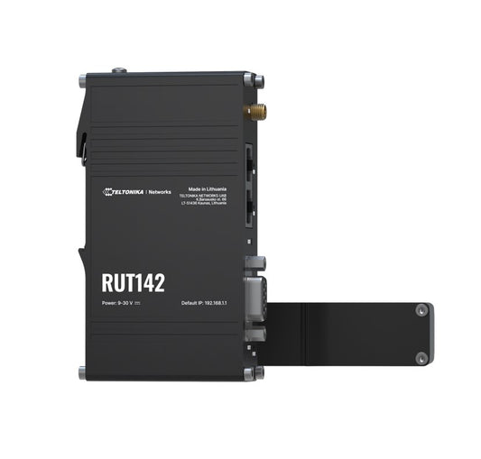 Teltonika RUT142 Industrial Router, Wi-Fi 4, RS232  for Serial Communication, Integrated DIN Rail...