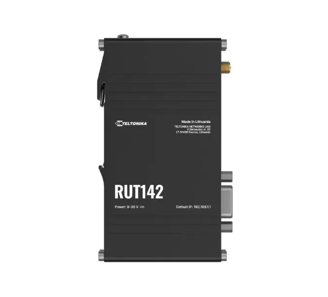 Teltonika RUT142 Industrial Router, Wi-Fi 4, RS232  for Serial Communication, Integrated DIN Rail...
