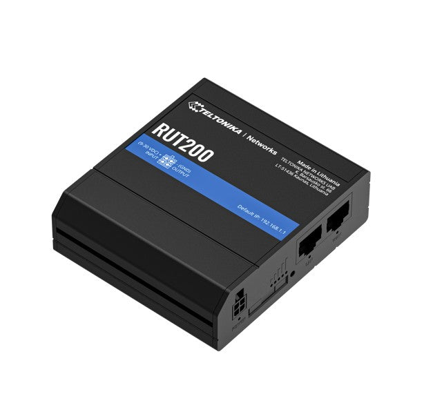 Teltonika RUT200 Industrial Cellular Router, WAN Failover, Compact and Reliable Industrial 4G LTE... - Image 2