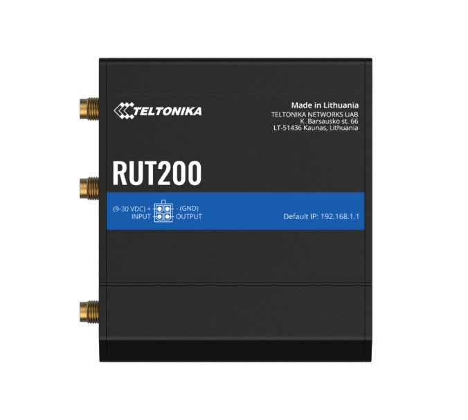 Teltonika RUT200 Industrial Cellular Router, WAN Failover, Compact and Reliable Industrial 4G LTE...