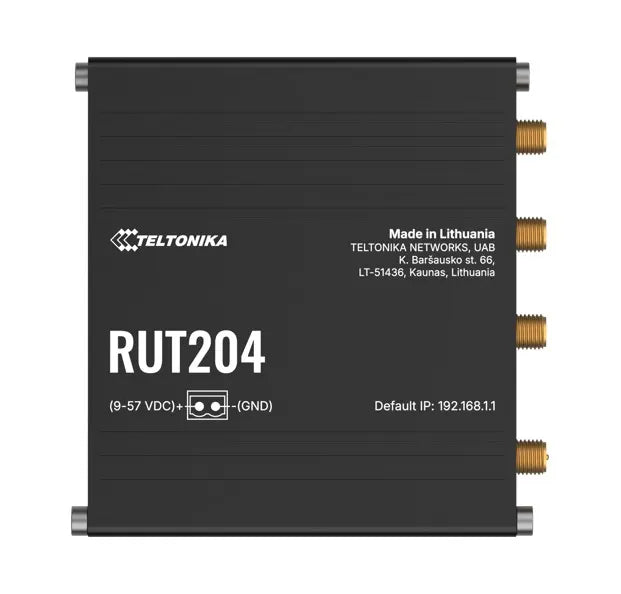 Teltonika RUT204 4G router with native CAN BUS, Enable direct access to machine data, GNSS, RS232...