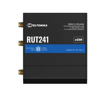 Teltonika RUT241 Industrial Cellular Router, Instant LTE Failover, Compact and Powerful Industria...