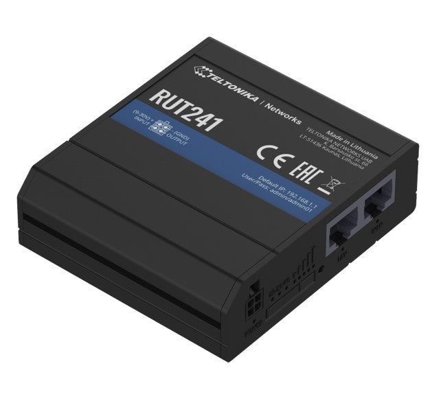 Teltonika RUT241 Industrial Cellular Router, Instant LTE Failover, Compact and Powerful Industria... - Image 2