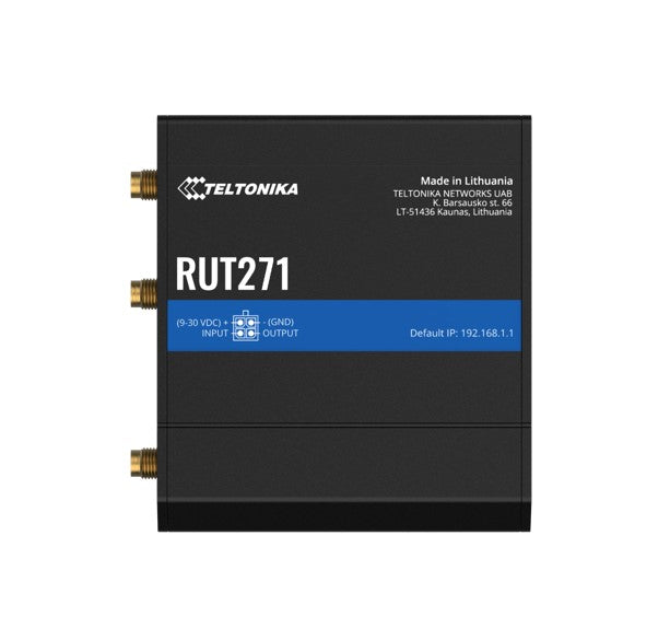 Teltonika RUT271 Redcap 5G Router, Instant LTE Failover, Backward Compatible with 4G LTE Cat 4, L...