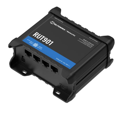 Teltonika RUT901 Industrial Cellular Router, 4G LTE (Cat 4), Dual SIM, Wi-Fi, MQTT, Modbus TCP, D... - Image 2