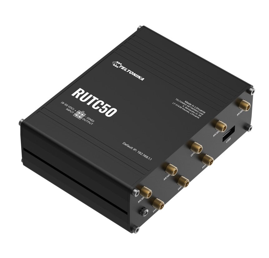 Teltonika RUTC50 5G Ultra-high Cellular, Dual-Band Wi-Fi 6 with Multi-User MIMO, Dual SIM, Ultra... - Image 2