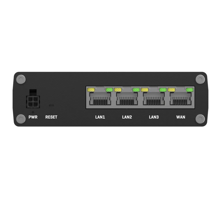 Teltonika RUTM08 Industrial Wired Router, 4 Gigabit RJ45 Ports,128 tag/port-based VLANs, PSU incl... - Image 3