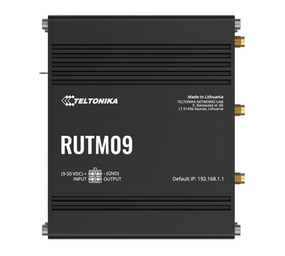 Teltonika RUTM09 wireless 4G LTE, 2 SIM cards, 4 x RJ45 ports, 10/100/1000 Mbps, PSU included - I...