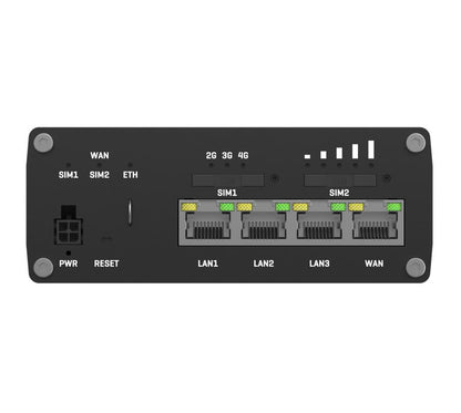 Teltonika RUTM09 wireless 4G LTE, 2 SIM cards, 4 x RJ45 ports, 10/100/1000 Mbps, PSU included - I... - Image 3