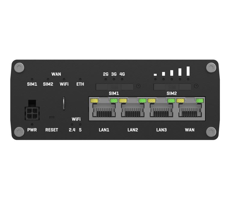 Teltonika RUTM11 Industrial 4G LTE Dual-band Wi-Fi, 4 x Gigabit RJ45 ports, USB, and up to 128 ta... - Image 3