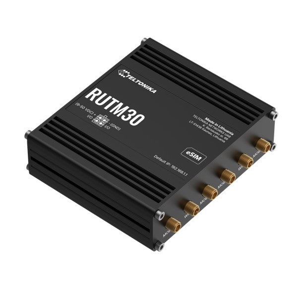 Teltonika RUTM30 Compact 5G Router, 5G dual SIM cellular, 5 Gigabit Ethernet ports, Dual-Band Wi... - Image 2