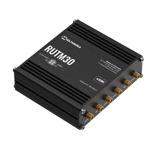 Teltonika RUTM30 Compact 5G Router, 5G dual SIM cellular, 2 Gigabit Ethernet ports, Dual-Band Wi... - Image 2