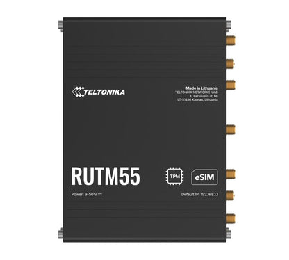 Teltonika RUTM55 Dual 5G Router, Dual SIM  eSIM™, Telit 5G Modem, Auto-Failover, - IoT / LTE