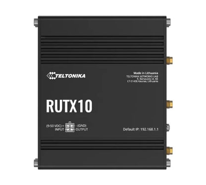 Teltonika RUTX10 Professional Ethernet Router, Industrial Ethernet Router/VPN/Firewall (NO-LTE) w...