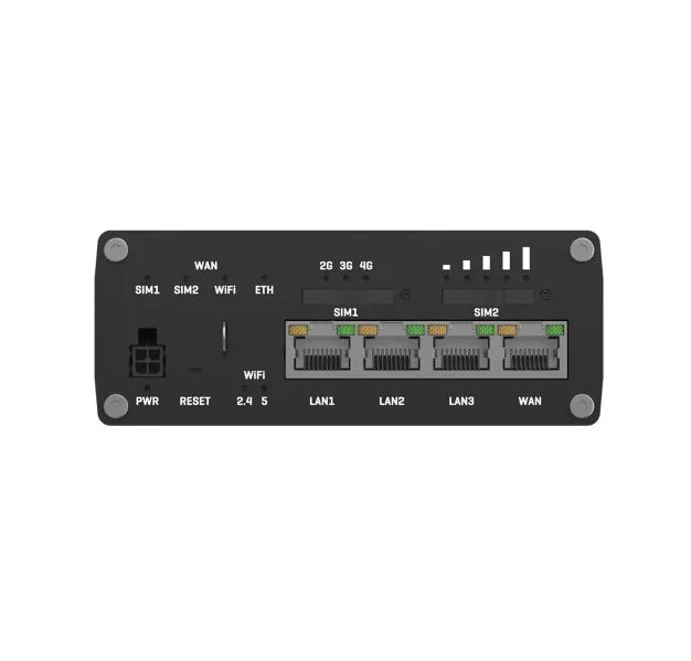 Teltonika RUTX11 Industrial Cellular eSIM Router, 4G LTE CAT 6, Dual SIM with auto failover, Back... - Image 3