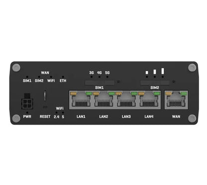 Teltonika RUTX50 Industrial 5G Router, 5G dual SIM cellular, 5x Gigabit Ethernet ports, dual-band... - Image 3