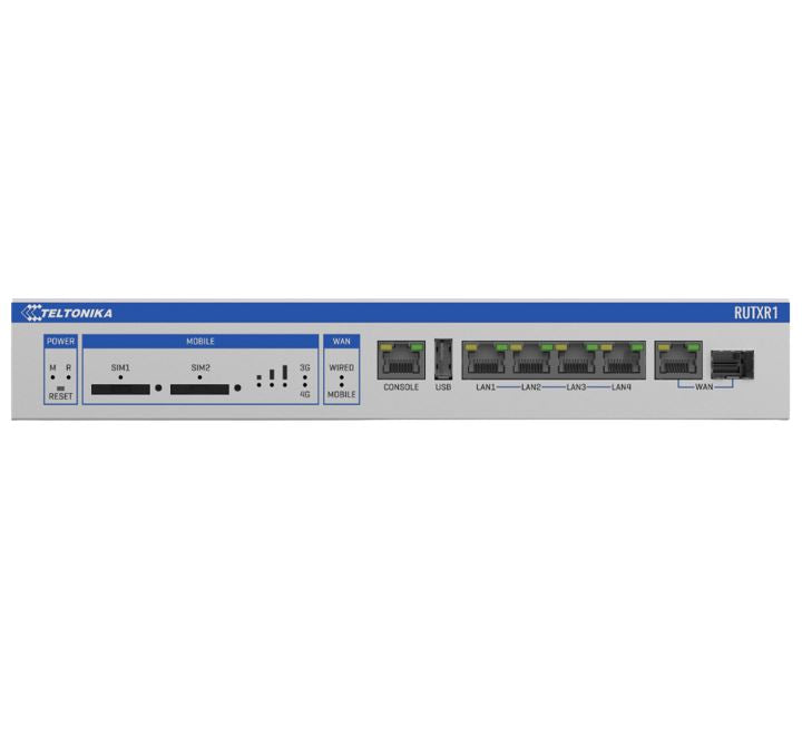 Teltonika RUTXR1 Enterprise Rack-mount SFP/LTE Router, 5x Gigabit Ethernet Ports, Dual Sim Failov... - Image 3