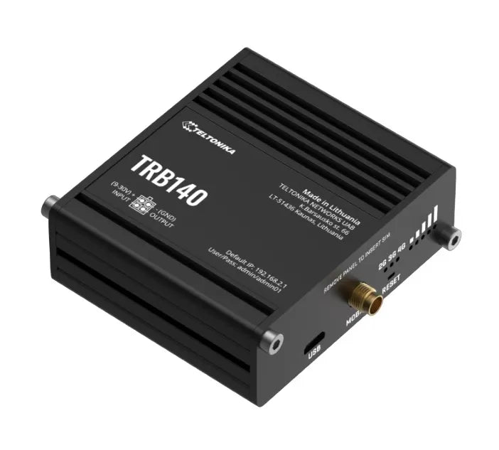 Teltonika TRB140 Industrial Rugged LTE Gateway, 4G/LTE (Cat 4), Compatible with Industrial DNP3... - Image 2
