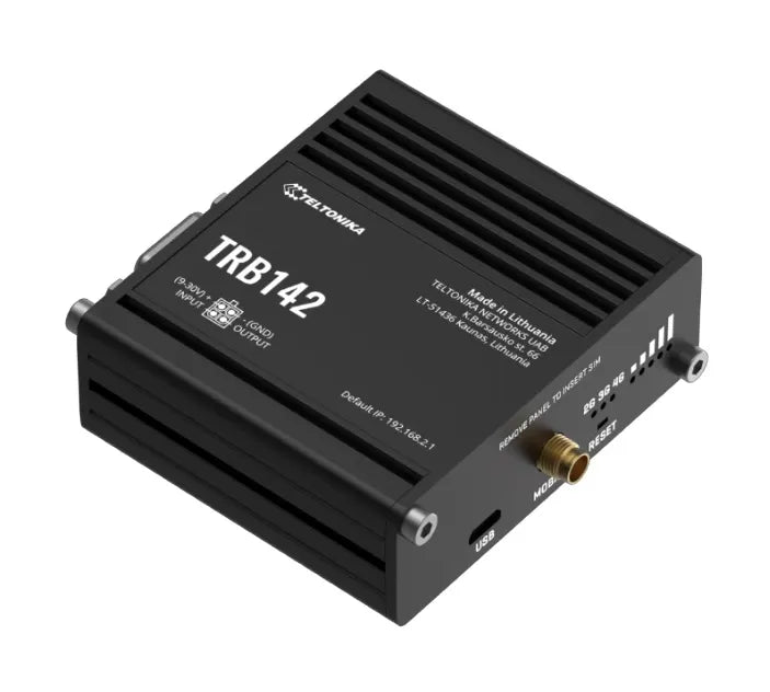 Teltonika TRB142 Industrial Rugged LTE RS232 Gateway, 4G/LTE (Cat 1), Equipped with RS232, Compat... - Image 2