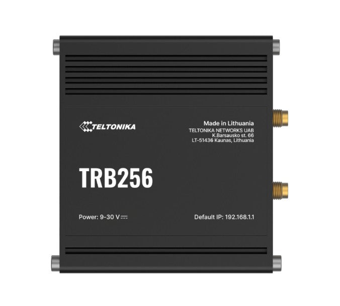 Teltonika TRB256 Industrial IoT Gateway, 4G/LTE(Cat 4), Dual SIM, 450 MHz BAND, Auto-Failover, Ba...