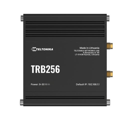 Teltonika TRB256 Industrial IoT Gateway, 4G/LTE(Cat 4), Dual SIM, 450 MHz BAND, Auto-Failover, Ba...