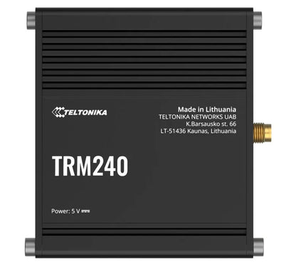 Teltonika TRM240 Industrial Cellular Modem, 4G/LTE (Cat 1), USB LTE Cat 1 Modem with a Rugged Hou...