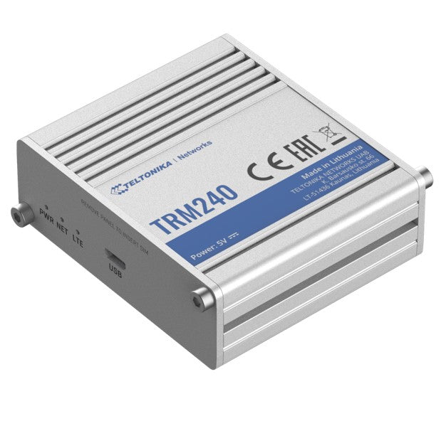 Teltonika TRM240 Industrial Cellular Modem, 4G/LTE (Cat 1), USB LTE Cat 1 Modem with a Rugged Hou... - Image 3