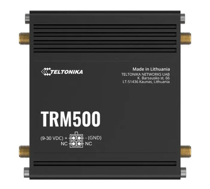 Teltonika TRM500 Industrial Cellular Modem, 5G (3.4 Gbps)  4G (Cat19), with USB Type-C, PSU inclu...