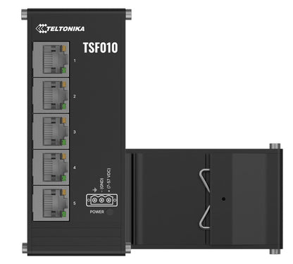 Teltonika TSF010 Flat Ethernet Switch, 3-Pin Power Input, Flat and Compact Design, Plug-and-Play,... - Image 2