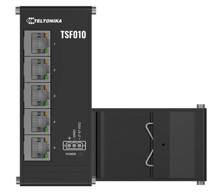 Teltonika TSF010 Flat Ethernet Switch, 3-Pin Power Input, Flat and Compact Design, Plug-and-Play,... - Image 2