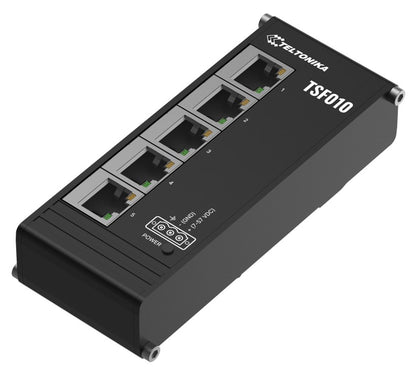 Teltonika TSF010 Flat Ethernet Switch, 3-Pin Power Input, Flat and Compact Design, Plug-and-Play,... - Image 3