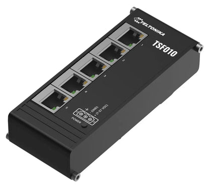 Teltonika TSF010 Flat Ethernet Switch, 3-Pin Power Input, Flat and Compact Design, Plug-and-Play,... - Image 3