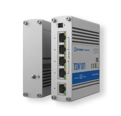 Teltonika TSW101 Automotive POE+ Switch, 4x PoE Ports, 5 x Gigabit Ethernet Ports with speeds of... - Image 2